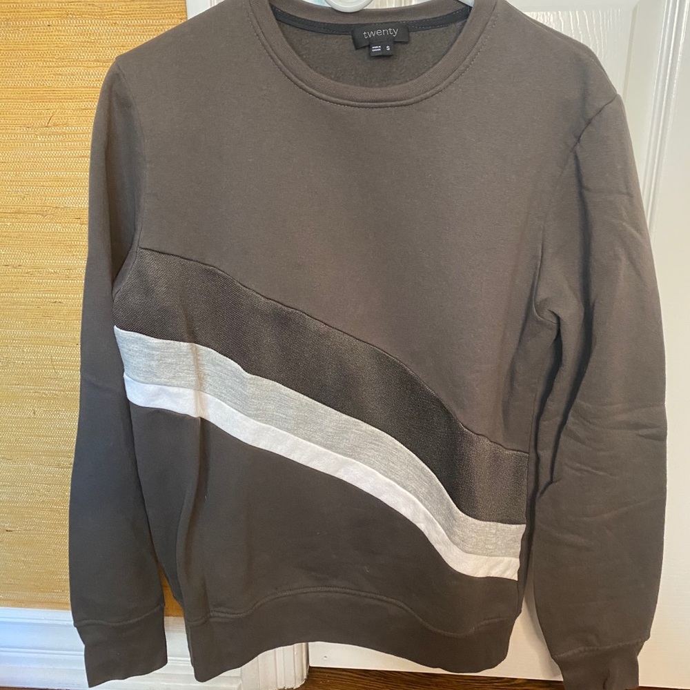 twenty 100% Cotton crewneck sweatshirt grey